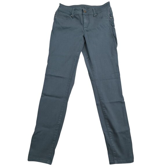 Maurices Pants - Maurices Womens Size S-R Slim Fit Pants Slate Blue Small Trouser Pockets Stretch